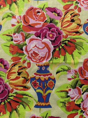 By Half Yard RARE Kaffe Fassett KIRMAN GP 98 Original Rowan Flowers Vase OOP