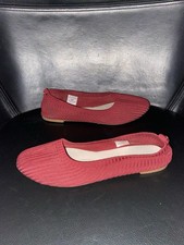 Danskin Red Hope Ballet Flats Shoes Women Size 10