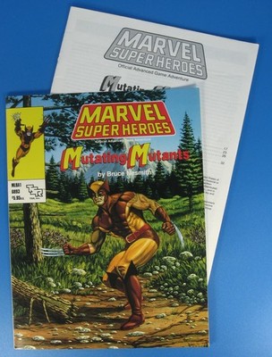 1990 TSR Marvel Super Heroes Mutating Mutants X-Men Campaign Role Play Game