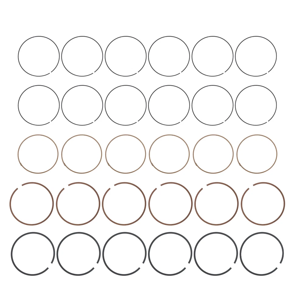 Conjunto de anel de pistão e pistão motor Hyundai Santa Fe Kia Sedona 3.3L 2011-2019 - Imagem 4 de 4