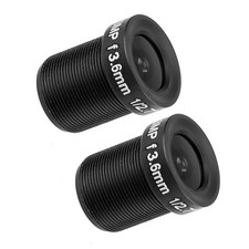 2pcs Security Lens Wide Angle CCTV 3.6mm 3MP HD For Camera