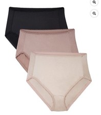 Women's Radiant Vanity Fair 3 Pack Hi-Cut Light Control Underwear 4XL 11 NEW