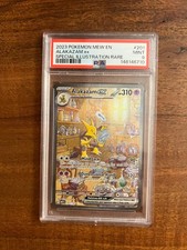 Pokémon TCG SCARLET & VIOLET 151 : ALAKAZAM EX ILLUSTR #201 - PSA Grade 9 (2023)