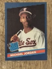 1990 Michael Jordan Rated Rookie Card 2-Sided Promo Baseball/Basketball