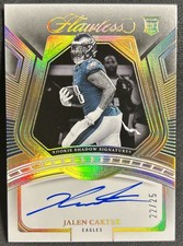 2023 Panini Flawless Jalen Carter Rookie Shadow Signatures Auto Gold /25