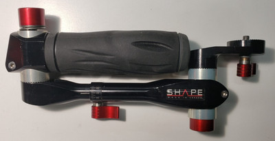 Shape Telescopic Handle with ARRI Rosettes - Black/Red SKU#1804969