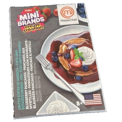 NEW ZURU Mini Brands CREATE MasterChef World dishes series 2 BLUEBERRY PANKCAKES