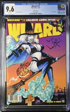 Wizard Magazine #75 CGC 9.6 only 1 Census 1997 Lady Death Hughes Variant Cover