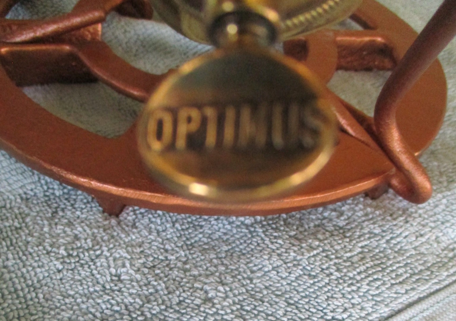 Optimus No.1 Brass & Steel Pressure Stove for Camping, Hiking etc made in Sweden