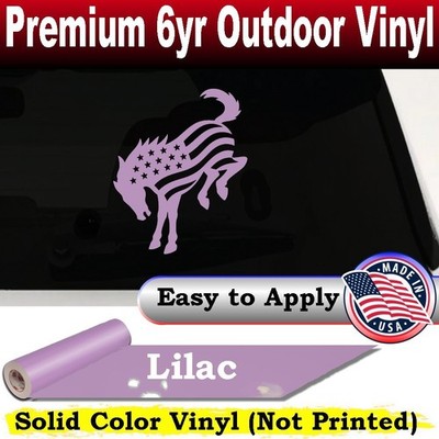 Bronco American Flag Window Decal Truck Vinyl Sticker