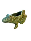 Vintage 1950s McCoy USA Pottery Figural Frog Planter 8”