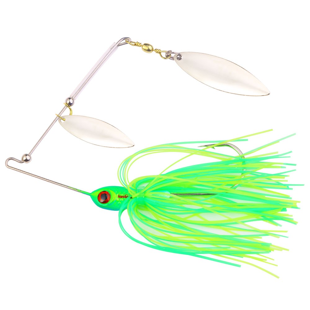 5PCS/Set Spinnerbait Fishing Lure Buzzbait 16.5g Blade Skirted Bait Spoon Tackle - Image 6