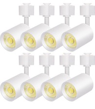 8 Pack Quality J Type Track Lighting Heads 10W Dimmable LED Track for Juno Track