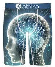 Ethika the Staple AI Tech Brain Boxer Briefs Men's 2XL (39-41) NIP