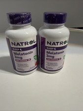 Natrol Melatonin 5mg Fast Dissolve 150 Tablets 2 Pack Lot