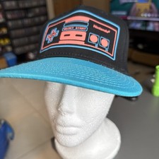 Nintendo NES Controller Snapback Kids Cap Black  Turquoise Blue Hat