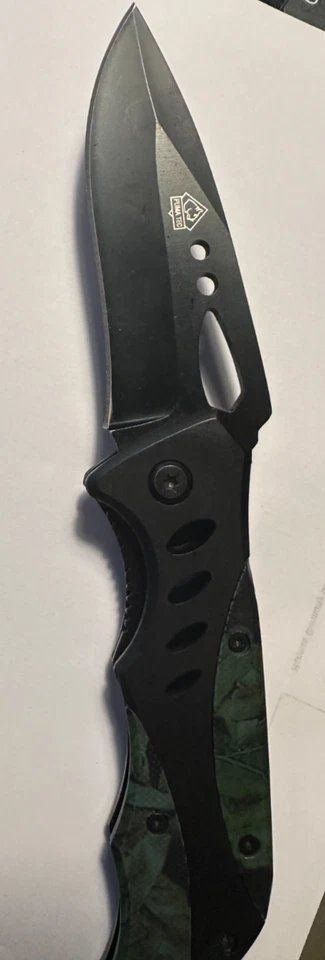 Puma Tec Taschenmesser 301611 Camou wie NEU/OVP ANGLERMESSER SURVIVALMESSER - Bild 4 von 4