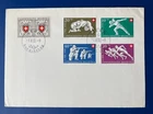 Nice SWITZERLAND 1950 'Sports' First Day Cover  FDC Sc# B191-195