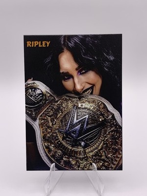 Rhea Ripley CUSTOM WWE Card ACEO Pure Gold Design