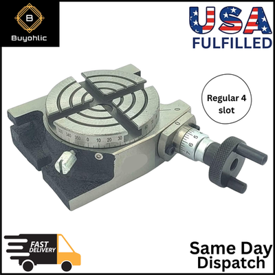 #ad #ad Horizontal Vertical 3quot; 80mm Rotary Milling Table Regular Type $63.64