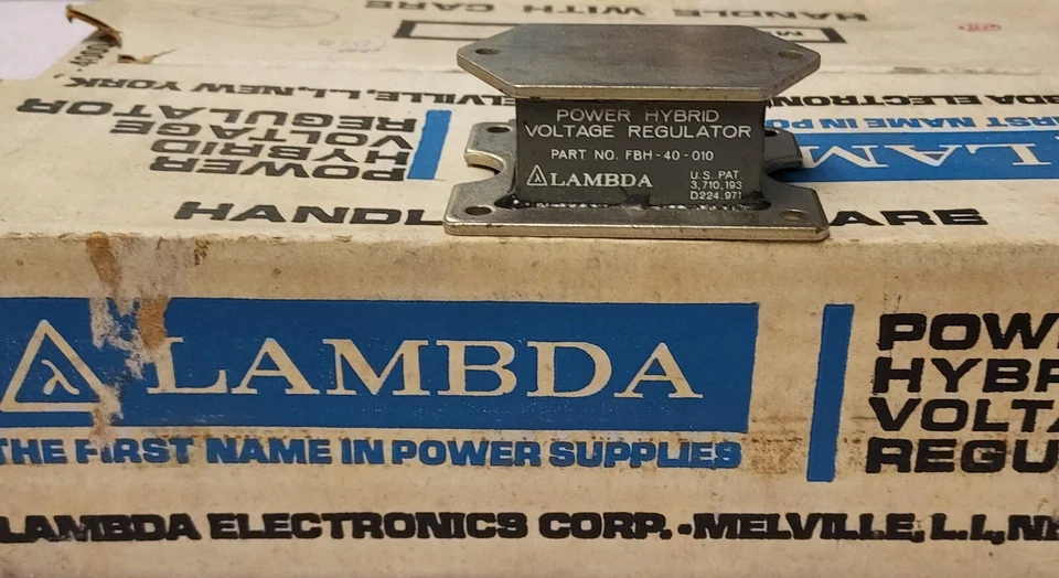 '1 PIECE' - PN# FBH-40-010, FBH-40-10, FBH40-010 - LAMDA - VOLTAGE REGULATOR - Image 4 of 4