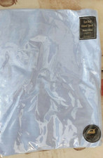 Lenzuolo con angoli per lettino letto in poli cotone tinto 70 x 140 cm azzurro