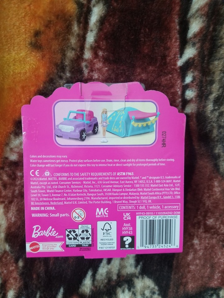 New Mattel Mini BarbieLand Car Tent Playset With 1 5 Barbie EBay new-mattel-mini-barbieland-car-tent-playset-with-1-5-barbie-ebay