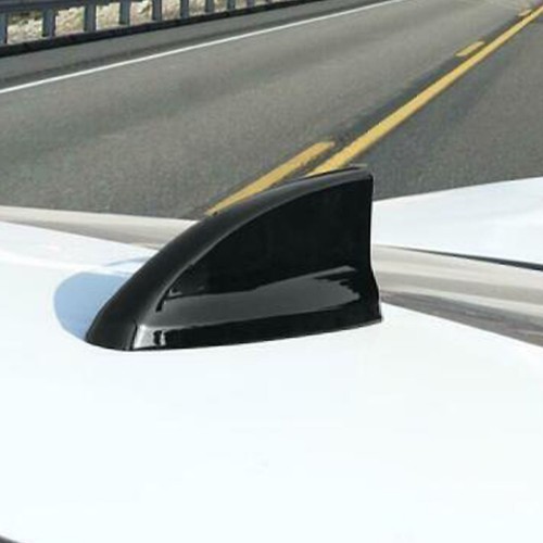Glossy black ABS Exterior Shark Fin Antenna Cover Fit For Honda Civic 2022-2023 - Picture 2 of 6
