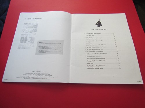 Fun Time Piano - Christmas Level 3A-3B - Easy Piano 16 songs 1988 song book - Picture 3 of 7
