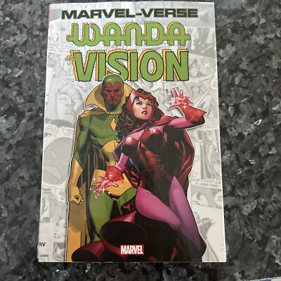 MARVEL-VERSE: WANDA and VISION Ex Library Copy