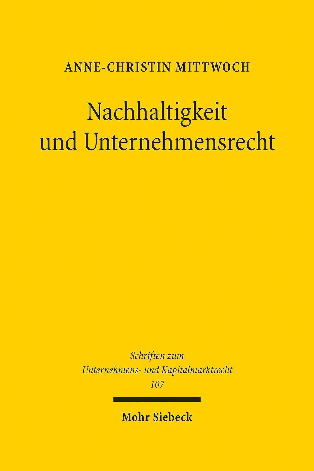 Thumbnail - Nachhaltigkeit Und Unternehmensrecht Anne-christin Mittwoc ...