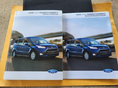 2018 FORD TRANSIT CONNECT OWNERS MANUAL CASE