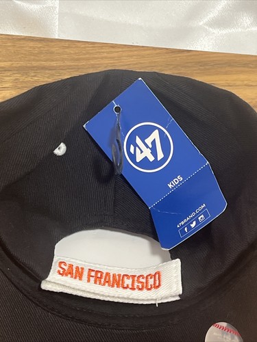 '47 Brand San Fransisco Giants Kids youth Embroidered Hat Cap - NEW - Picture 5 of 8