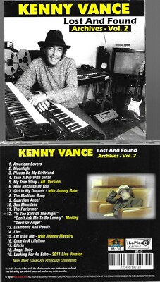 KENNY VANCE-LOST & FOUND ARCHIVES VOL. 2-UNISSUED & RARITIES-NEW CD