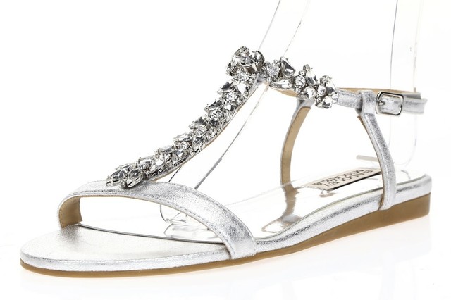 flat evening sandals