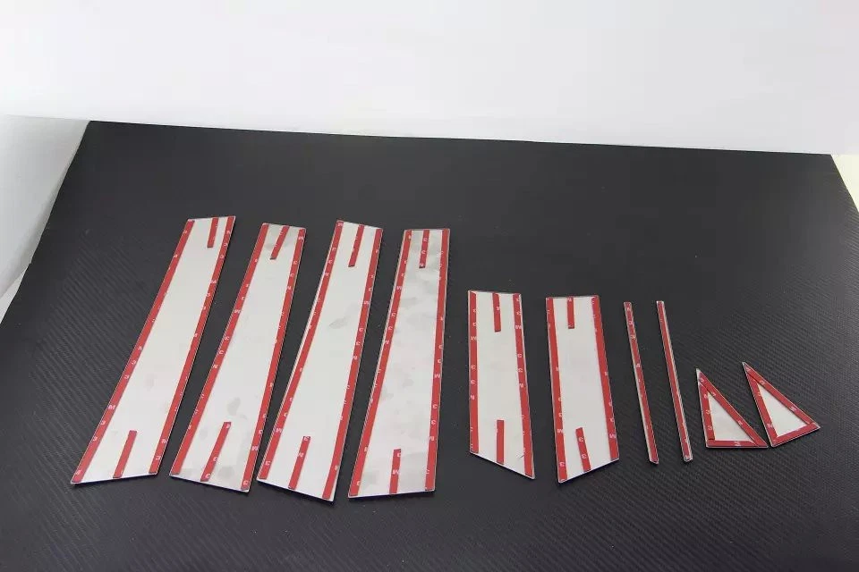 Poste de pilar de ventana de acero B+C cubierta embellecedor para Nissan Qashqai 2014-2021 Rogue Sport Foto 4 de 4