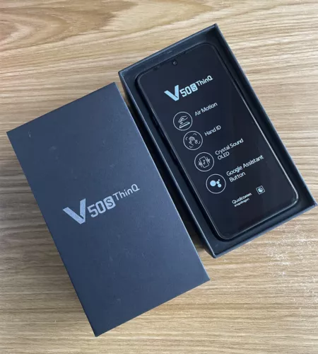 Smartphone LG V50S ThinQ 5G LM-V510N 256 GB + 8 GB nero 4G 5G sbloccato nuovo sigillato - Foto 1 di 16