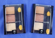 2x Maybelline ExpertWear Eyeshadow Trio # 46 BRONZE GLITZ Rare/Discontinued