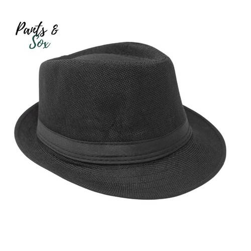 Mens Fedora Hat Trilby Summer Beach Sun 