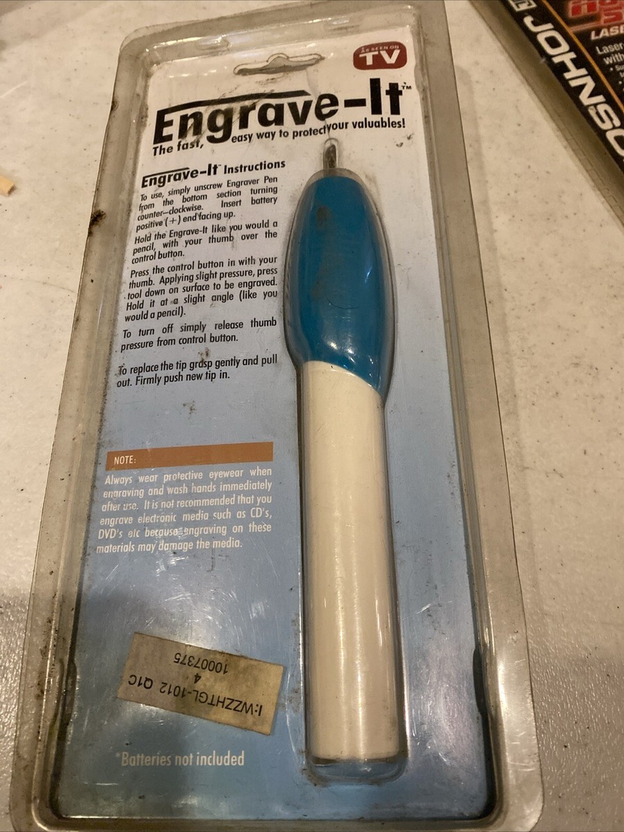 Engrave-It As Seen On TV Stencil Tool Pen Comes With Bonus