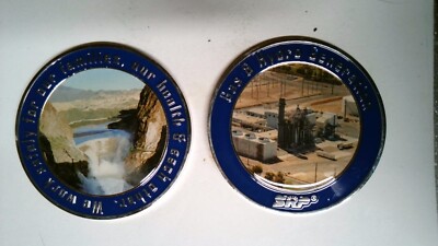 CHALLENGE COIN GAS & HYDRO GENERATION SRF WE WORK FOR FAMILIES HEALTH EACH OTHER