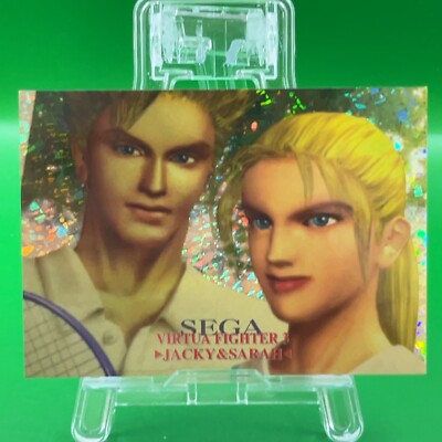 SEGA FREAKS FILE＋ セミコンプ＋SATURN特典カードセット Jacky Sarah Bryant Virtua Fighter 3 Holo No. 134 Card SEGA FREAKS