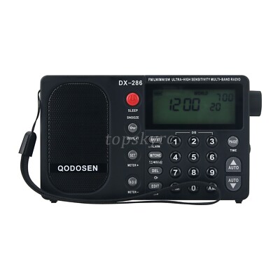 QODOSEN DX-286 Portable Multi-band Radio AM FM LW SW Full Band