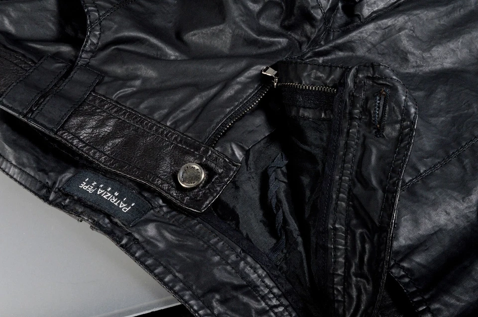 PANTALONES DE CUERO NEGROS PATRIZIA PEPE FIRENZE NUEVOS SIN ETIQUETAS TALLA 42 Foto 4 de 4