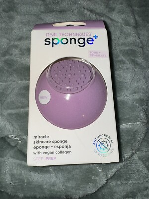 2- REAL TECHNIQUES Miracle Skincare Sponge + With Vegan Collagen