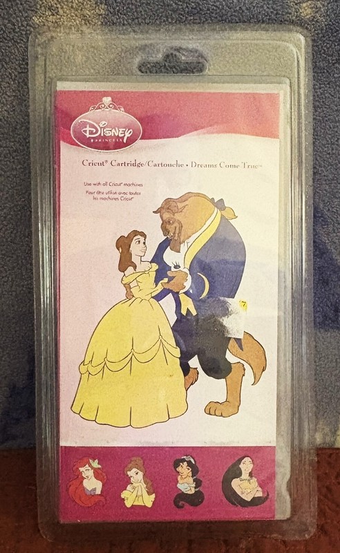 Disney Princess Beauty and the Beast Cricut Cartridge Dreams Come True  NIP
