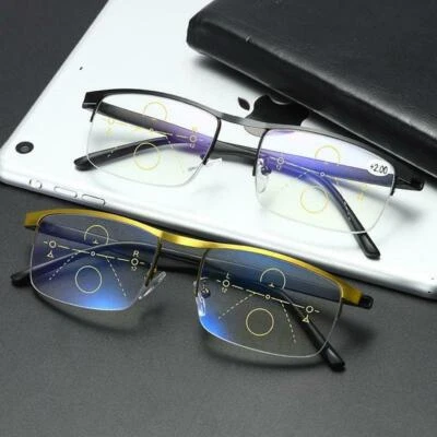 Deutsche intelligente farbige Gleitsicht Autofokus Lesebrille - Bild 1 von 4