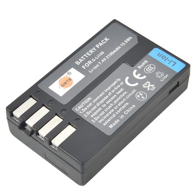 DSTE Ersatz Batterie Akku Kompatibel für D-Li109 und Pentax K-r K-30 K-50 K-5...