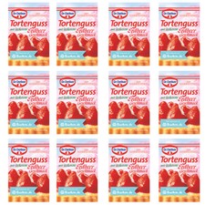 Dr Oetker Tortenguss Rouge Avec Saveur de Fraise 3er 36g 12er Paquet