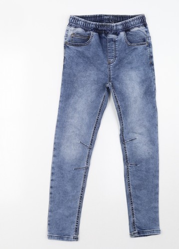 Sainsburys Boys Black Denim Straight 